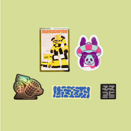 "CHILL COFFEENICATION" Sticker Set (ver.2)