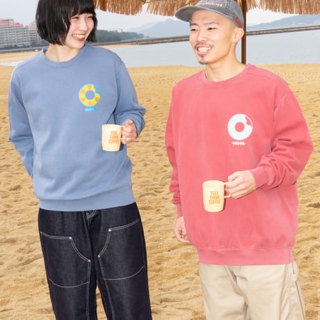 "FLOAT MELLOW PAN-CHAN" Crew Neck (2 color)