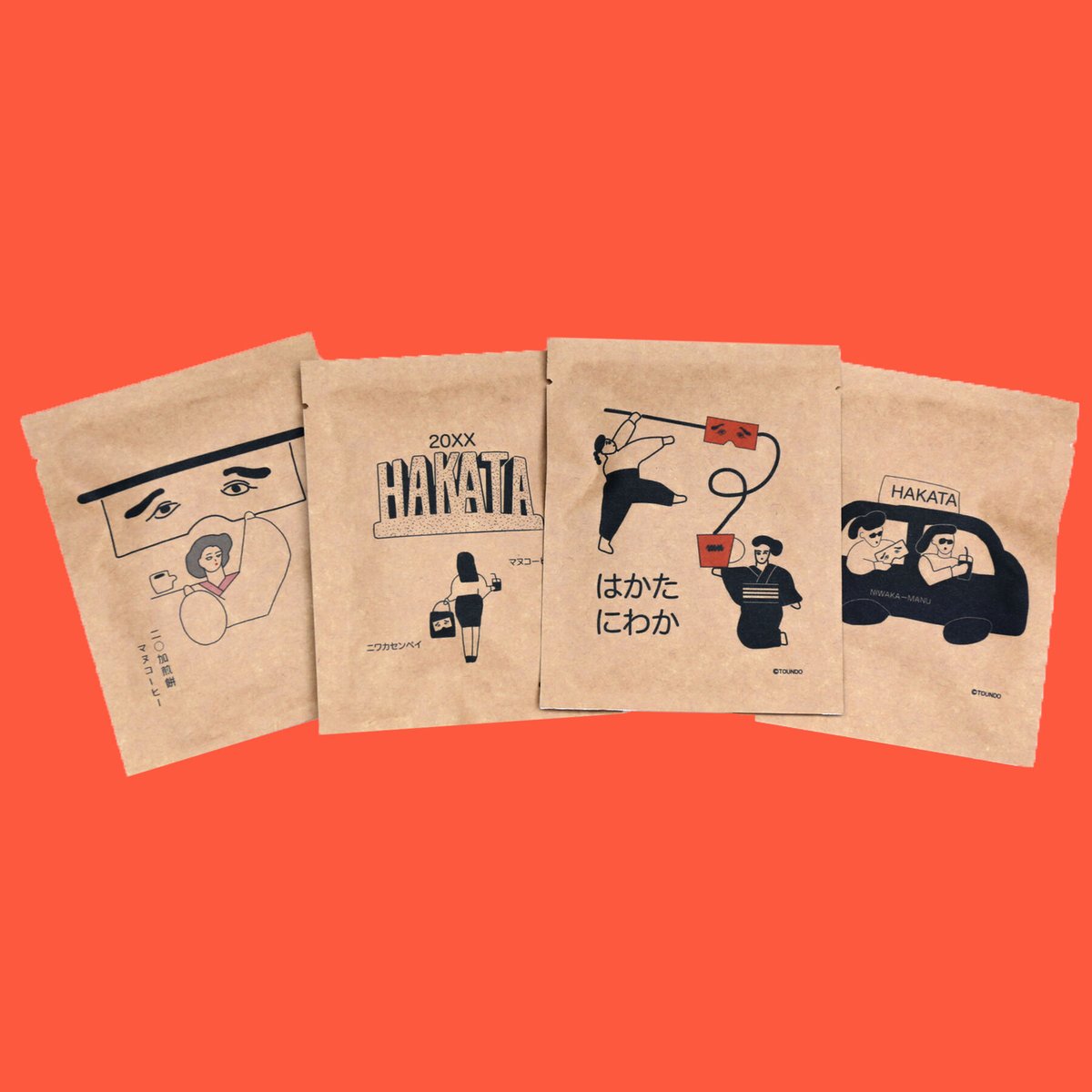 巾着セット】はかたにわか | manucoffee ONLINE STORE