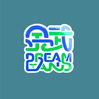 "金武DREAMLAND" Big Sticker