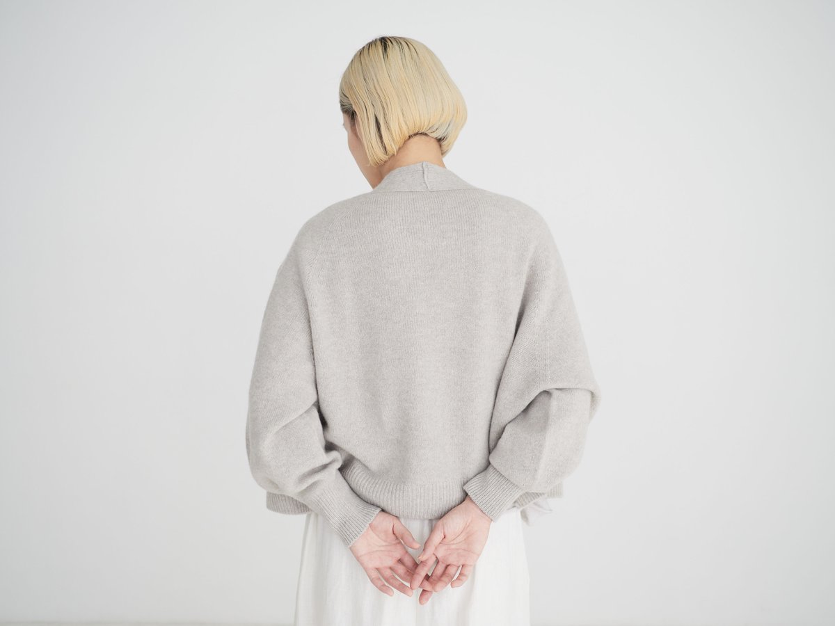 fruits of life>ホールガーメントカーディガン / 白茶色(ベージュ) | fr