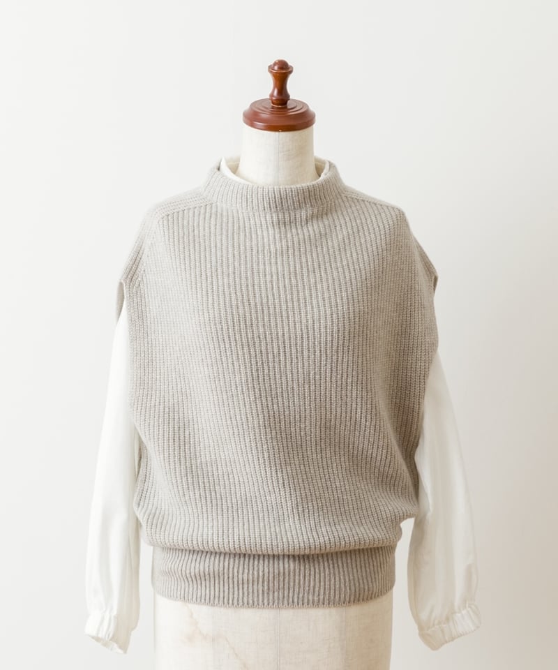 【新品タグ付き】ホールガーメントサマーニットベスト WEB限定】ホールガーメントニットベスト | LAUTREAMONT (Women