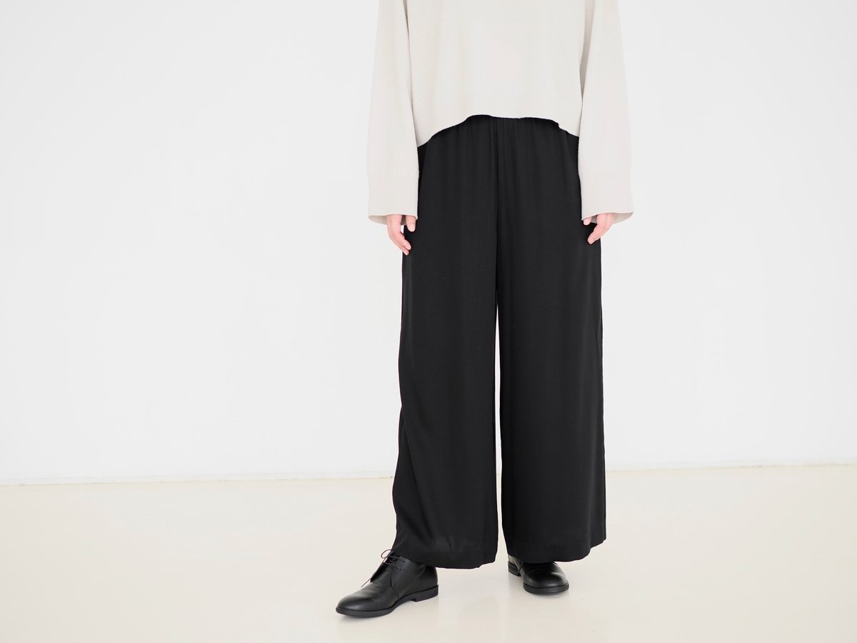 Deuxieme Classe カラーキュプラワイドパンツ Deuxieme Classe（ドゥーズィエムクラス）の「キュプラワイド