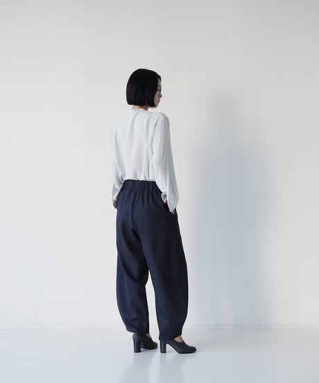 <fruits of life> LWバレルパンツ / 藍鉄色(ネイビー)