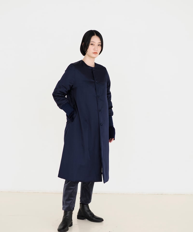 fruits of life>キルティングコート / 紺色(ネイビー) | fruits o