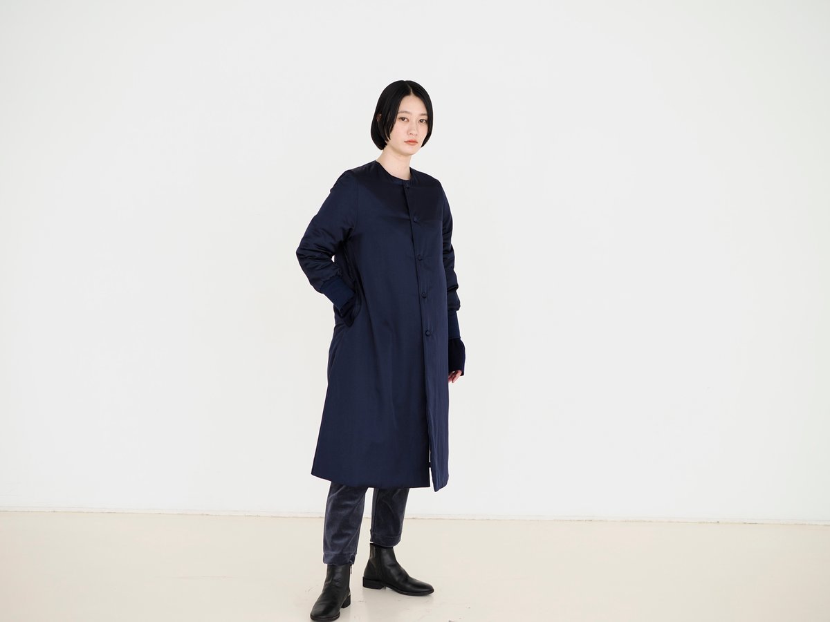 familiar ネイビー キルティングコート familiar ネイビー キルティングコート 160