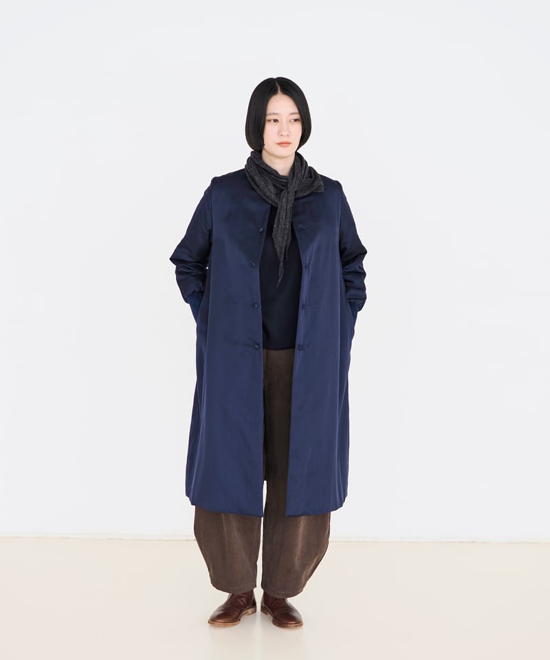 fruits of life>キルティングコート / 紺色(ネイビー) | fruits o