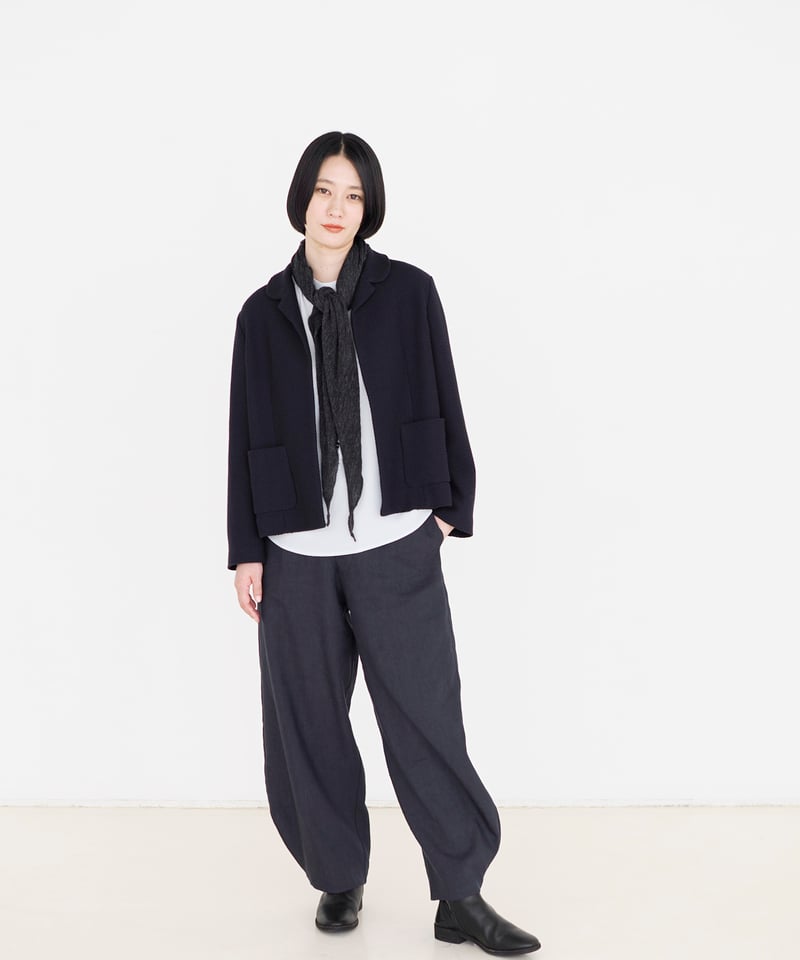 fruits of life>ナローカラージャケット / 印度藍色(ネイビー) | frui