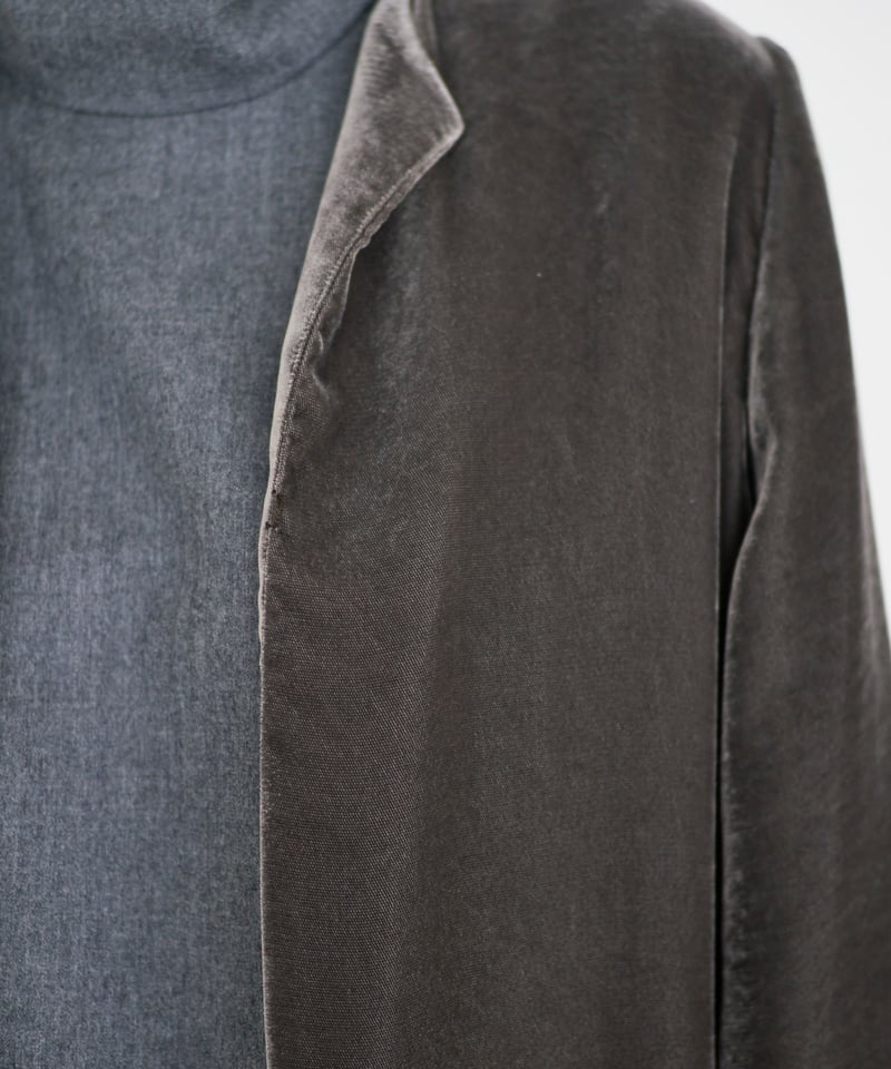 fruits of life>ベルベットコート / 茶ねず色(グレージュ) | fruits