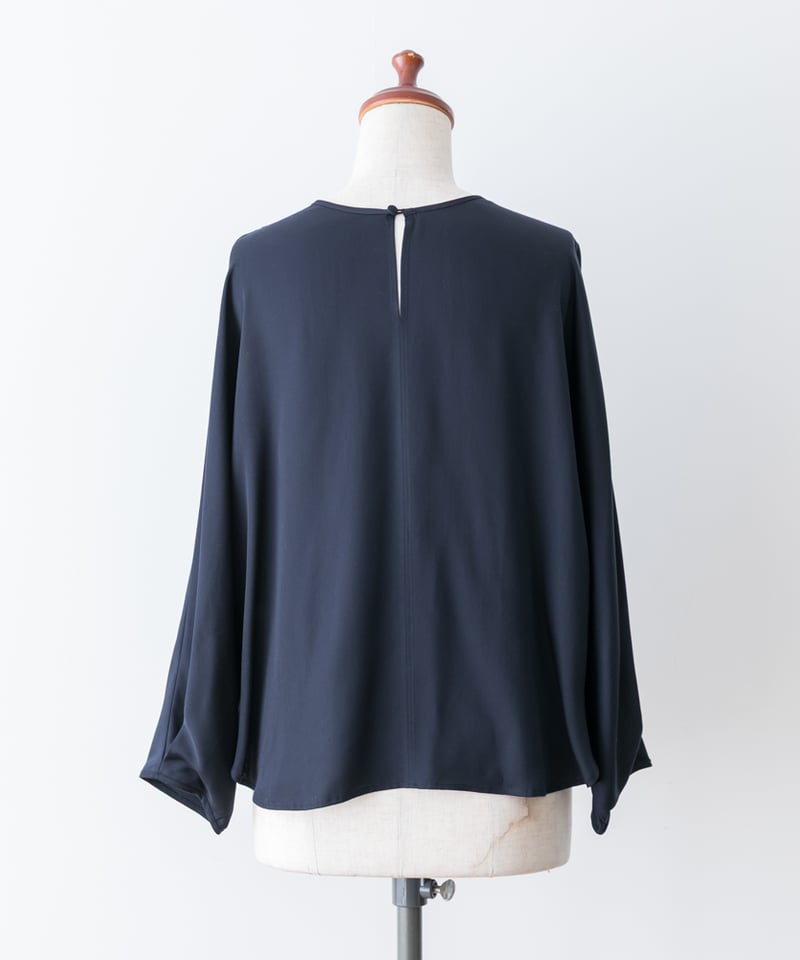 ネイビー オールインワン ドルマンスリーブ クールマックス ドルマンスリーブワンピース(ワンピース)｜AMACA