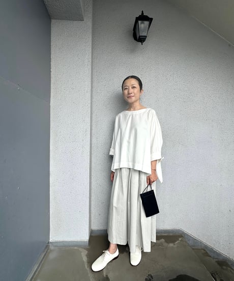 <fruits of life>コットンタックスカート / 尾花色(ライトベージュ)
