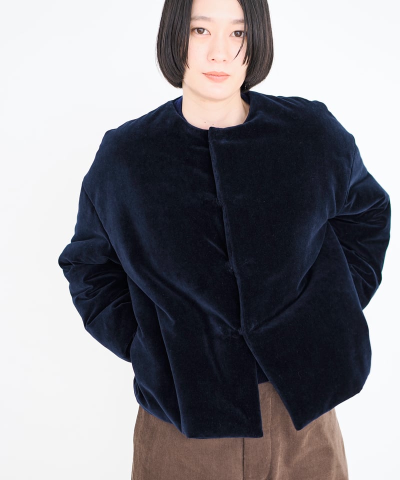 ENBA エンパ　青色ファーコート ショート丈 ENBA エンパ 青色ファーコート ショート丈 ENBA エンパ 青色