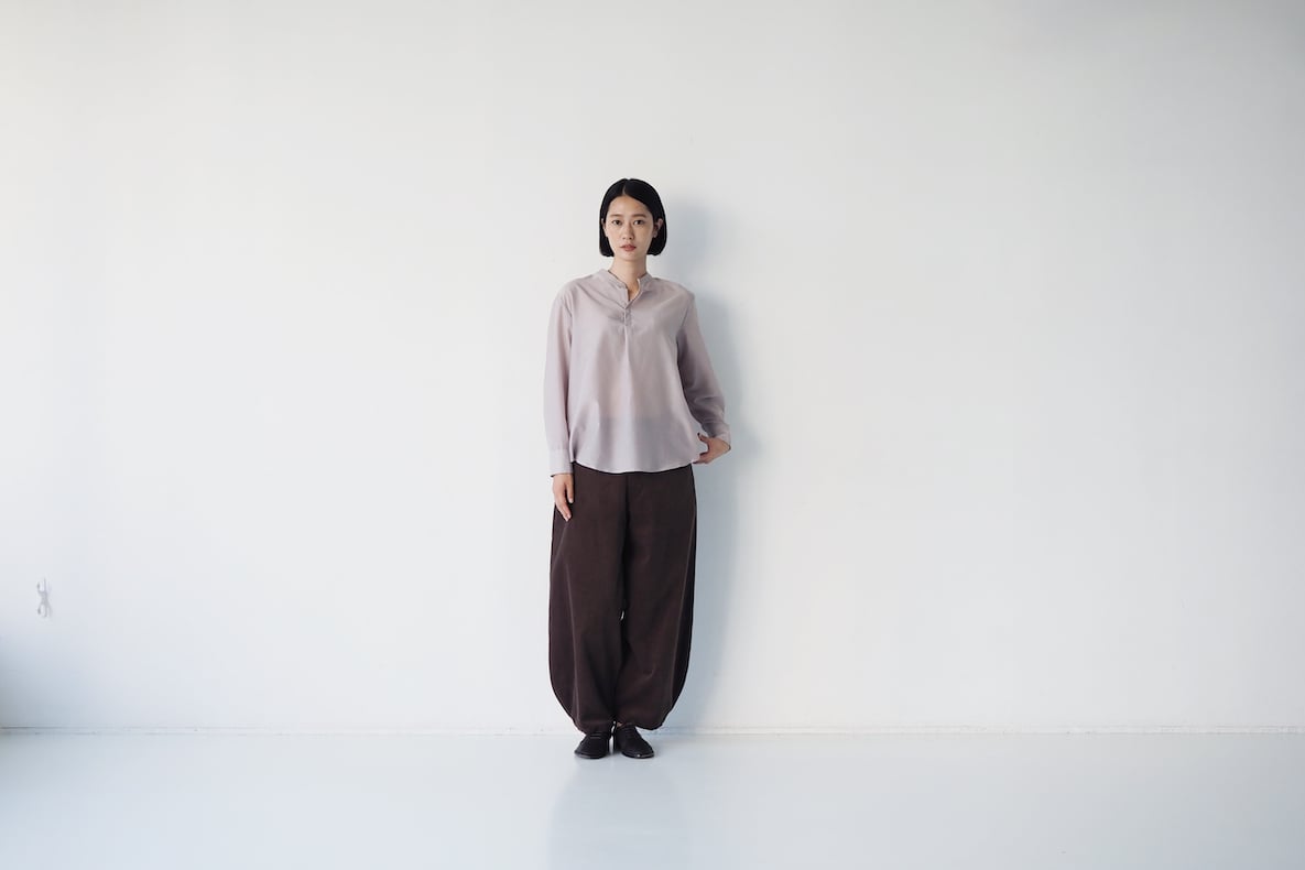 fruits of life> コーデュロイバレルパンツ / 落栗色(ブラウン) | fru fruits of life> コーデュロイバレルパンツ / 落栗色(ブラウン) | fru