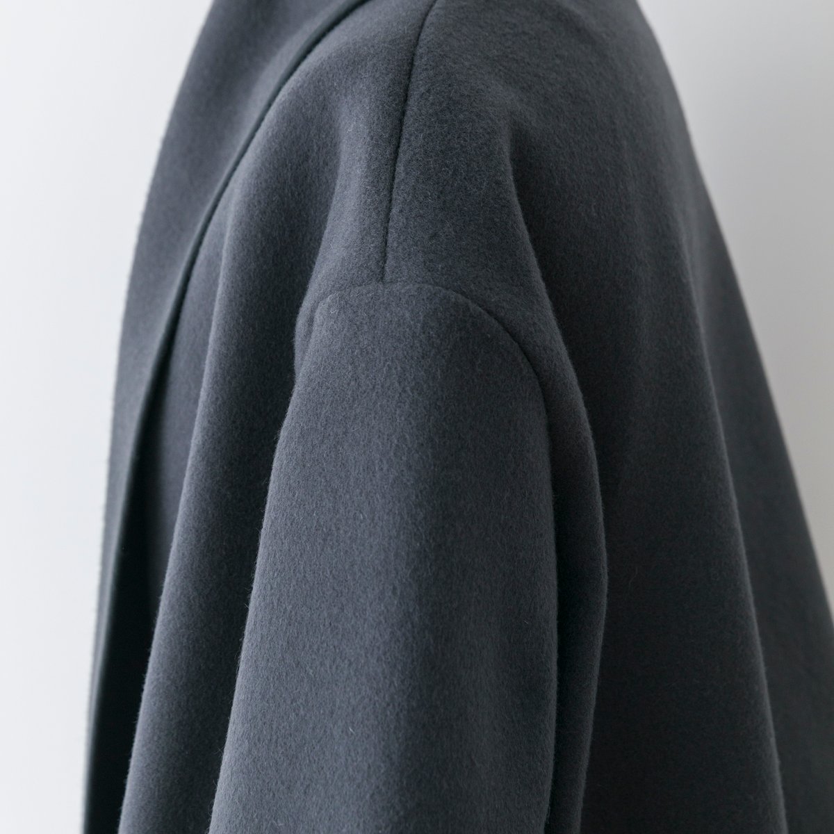 フルーツオブライフ　ウールショートコート / 青鈍色(ネイビー) fruits of life>ウールショートコート / 青鈍色(ネイビー) | fruits