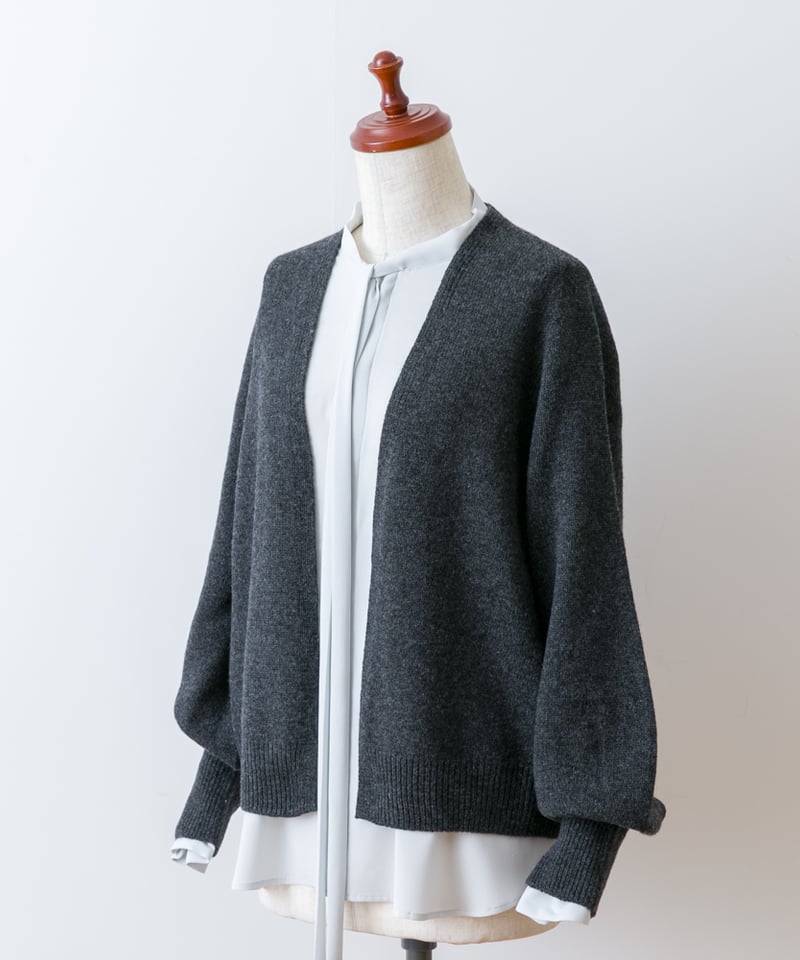 SOFIO GONGLI 希少　グレーニットカーディガン SOFIO GONGLI 希少グレーニットカーディガン