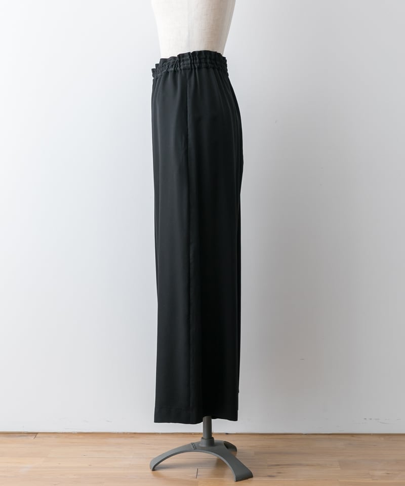 パンツ キュプラ AMBIDEX Store △キュプラシワサテン ワイドパンツ(F ピンク系): iki