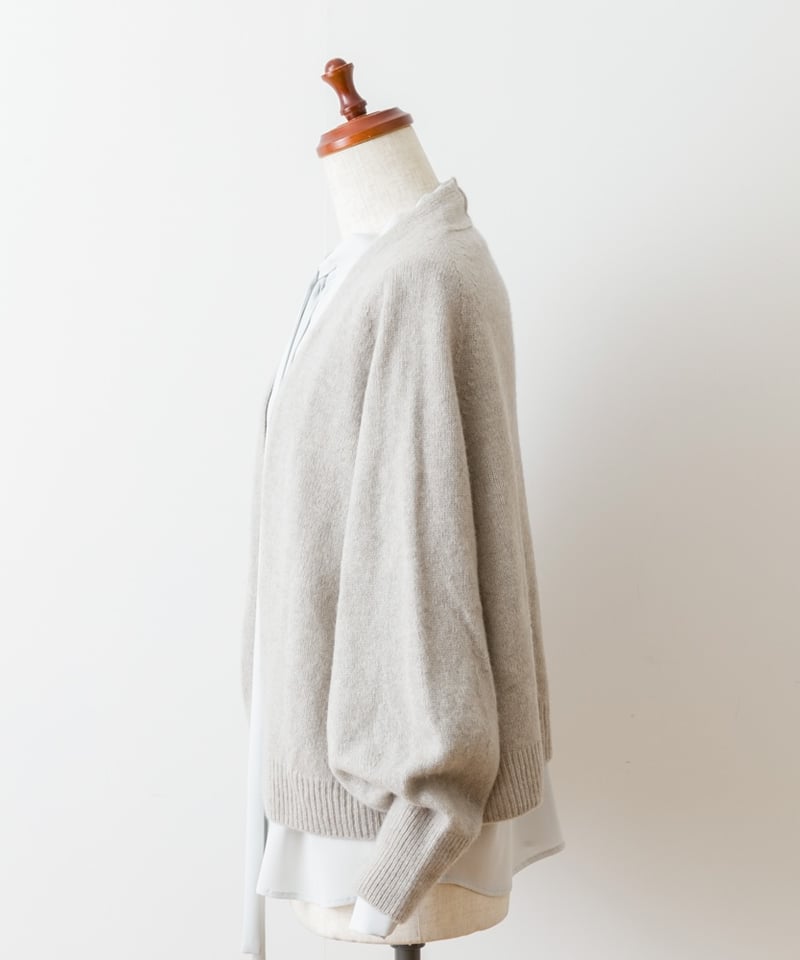 fruits of life　ホールガーメントフーディー　 白茶色(ベージュ) fruits of life>ホールガーメントカーディガン / 白茶色(ベージュ) | fr