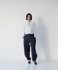 <fruits of life> LWバレルパンツ / 藍鉄色(ネイビー)