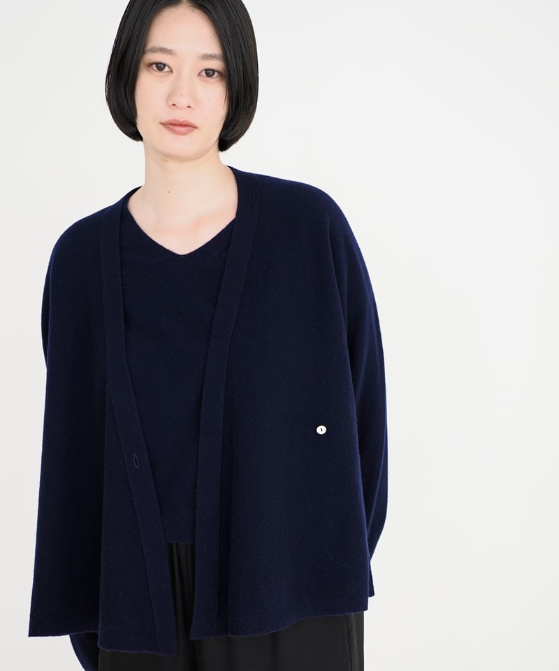 ANATOMICA 　K・F・V　U・S・N　ネイビー　 セーター L 予約]サイドスリットクルーネックニットプルオーバー/ネイビー – Lumier