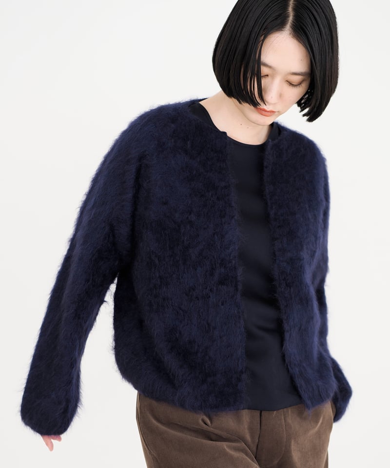 NICENESS FARLOWE カーディガン ネイビー NICENESS FARLOWE ナイスネス ネイビー カーディガン