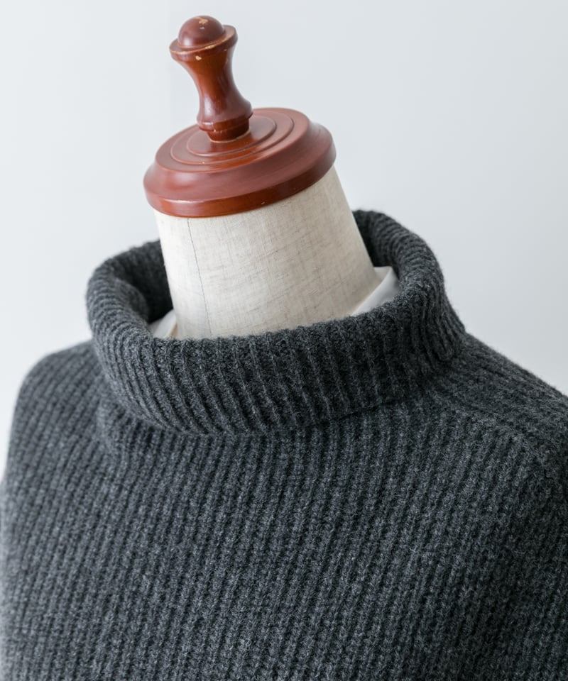 fruits of life>タートルリブベスト / 灰色(チャコールグレー) | frui