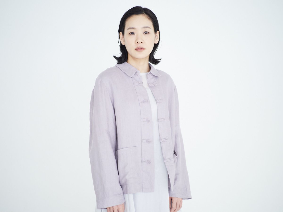 fruits of life☆コットンリネンコート くらすこと リネンコットンのローブコート ｜くらすこと