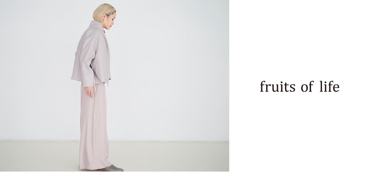 fruits of life シャンブレギャザー スカート ブルー 新作のボトムが入荷しました。 | fruits of life