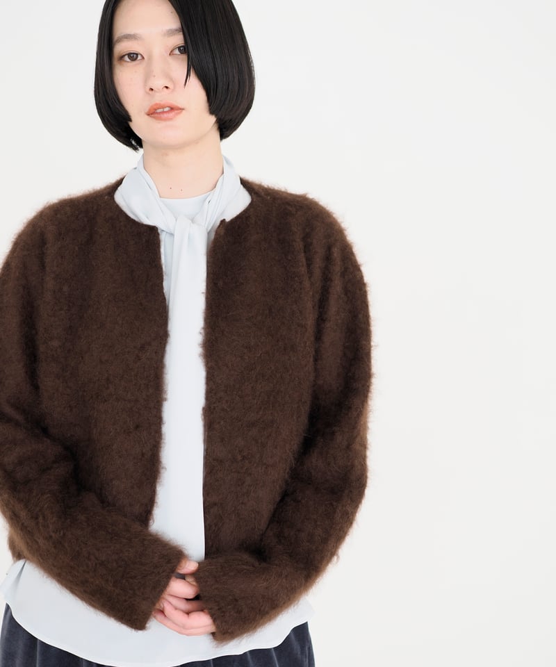 BODHI ブラウンカシミアカーディガン BODHI ブラウンカシミアカーディガン BODHI ブラウンカシミア