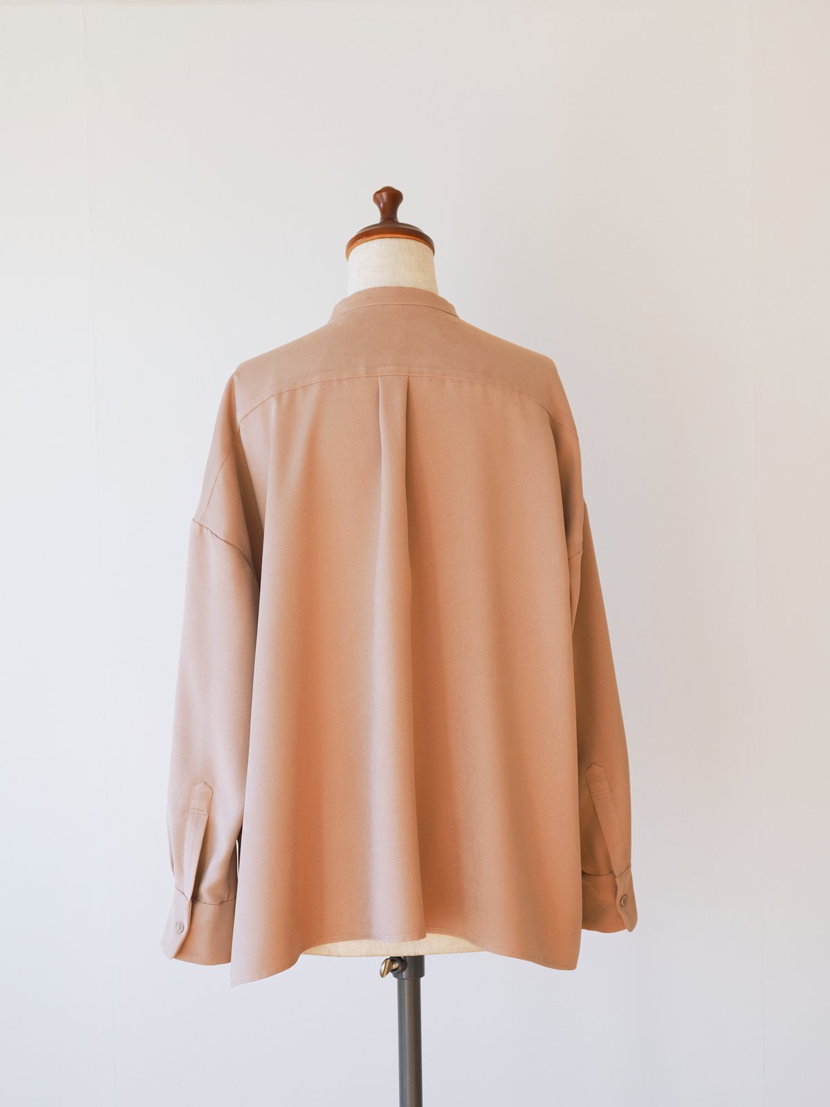 fruits of life>スウェードタッチシャツジャケット / 丁子色