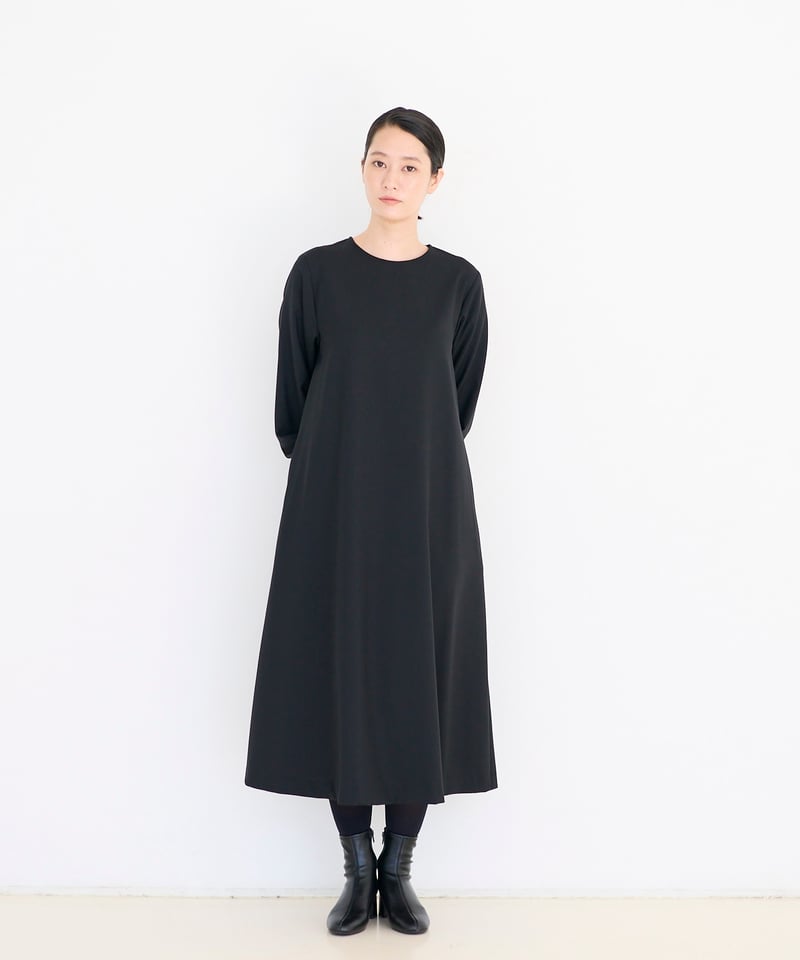 fruits of life>ウールパフワンピース / 黒色(ブラック