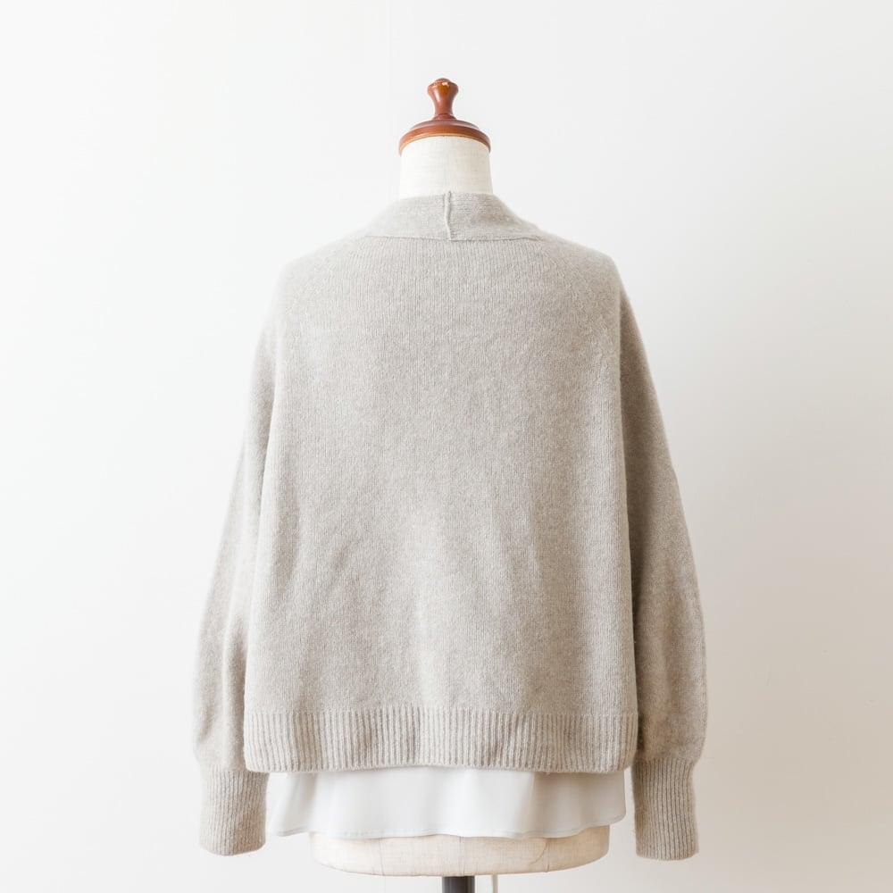 fruits of life　ホールガーメントフーディー　 白茶色(ベージュ) fruits of life>ホールガーメントカーディガン / 白茶色(ベージュ) | fr