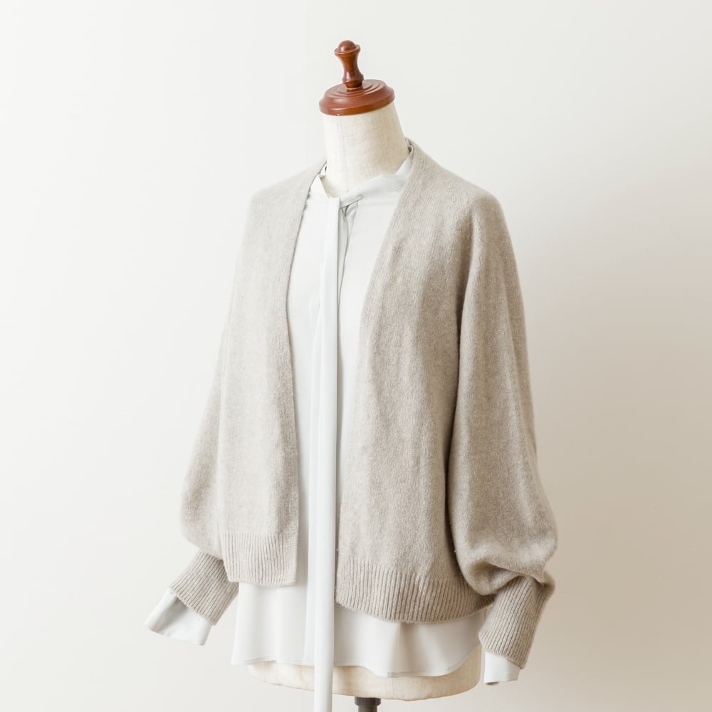 fruits of life　ホールガーメントフーディー　 白茶色(ベージュ) fruits of life>ホールガーメントカーディガン / 白茶色(ベージュ) | fr