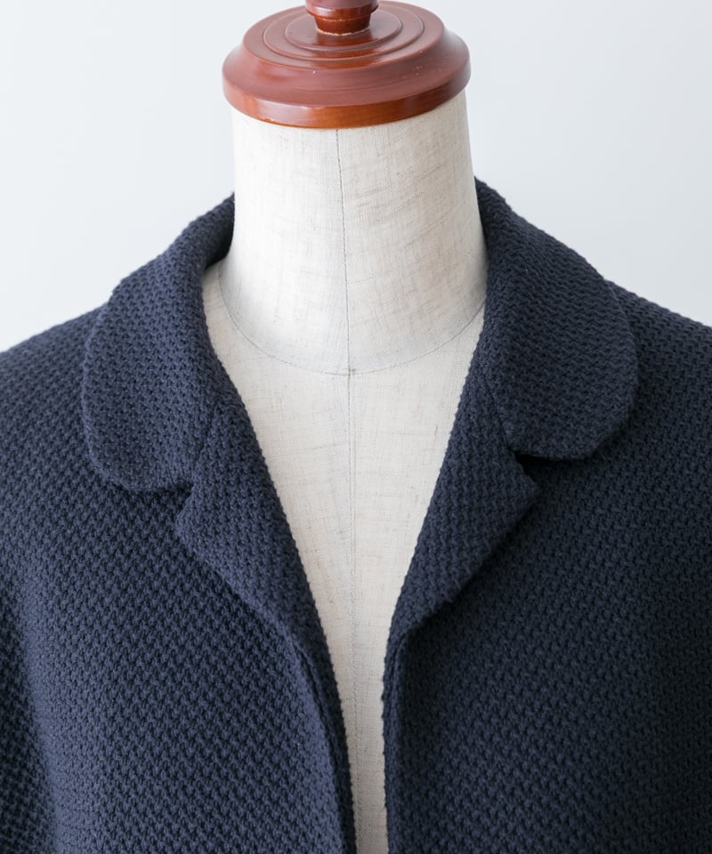 今期新品　fruits of life ナローカラージャケット fruits of life>ナローカラージャケット / 印度藍色(ネイビー) | frui