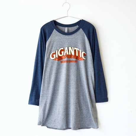 GIGANTIC BREWING 『Logo Baseball Tees』ロゴベースボールTシャツ/送料込