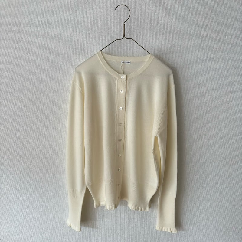 homspun 梳毛12G クルーネックカーディガン | itonowa Life ONLIN