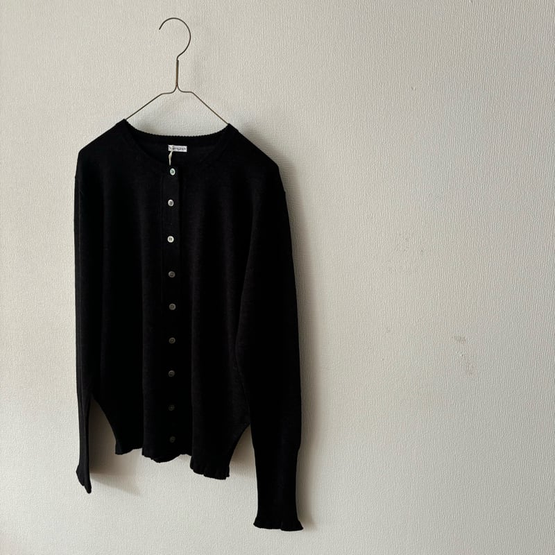 homspun 梳毛12G クルーネックカーディガン | itonowa Life ONLIN