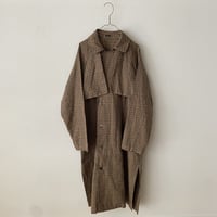 TISSU 先染めチェック HIGH DENSITY EFFORTLESS TRENCH
