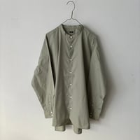 TISSU  コットンブロード バンドカラーシャツ・サイズ3