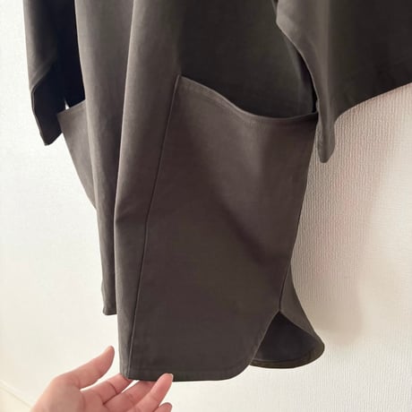 TISSU  ヘビープレーティング天竺ドルマンTシャツ　サイズ3