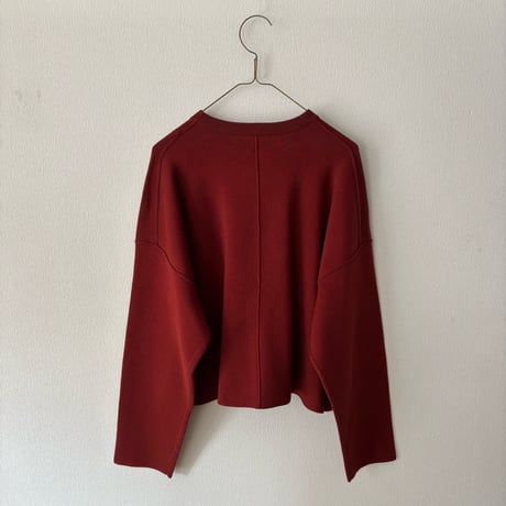 yuni  コットンスムース short knit pull over