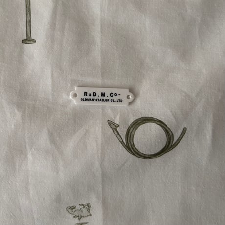 オールドマンズテーラー COTTON LINEN GREAT GREEN THUMB DRAWSTRING BAG