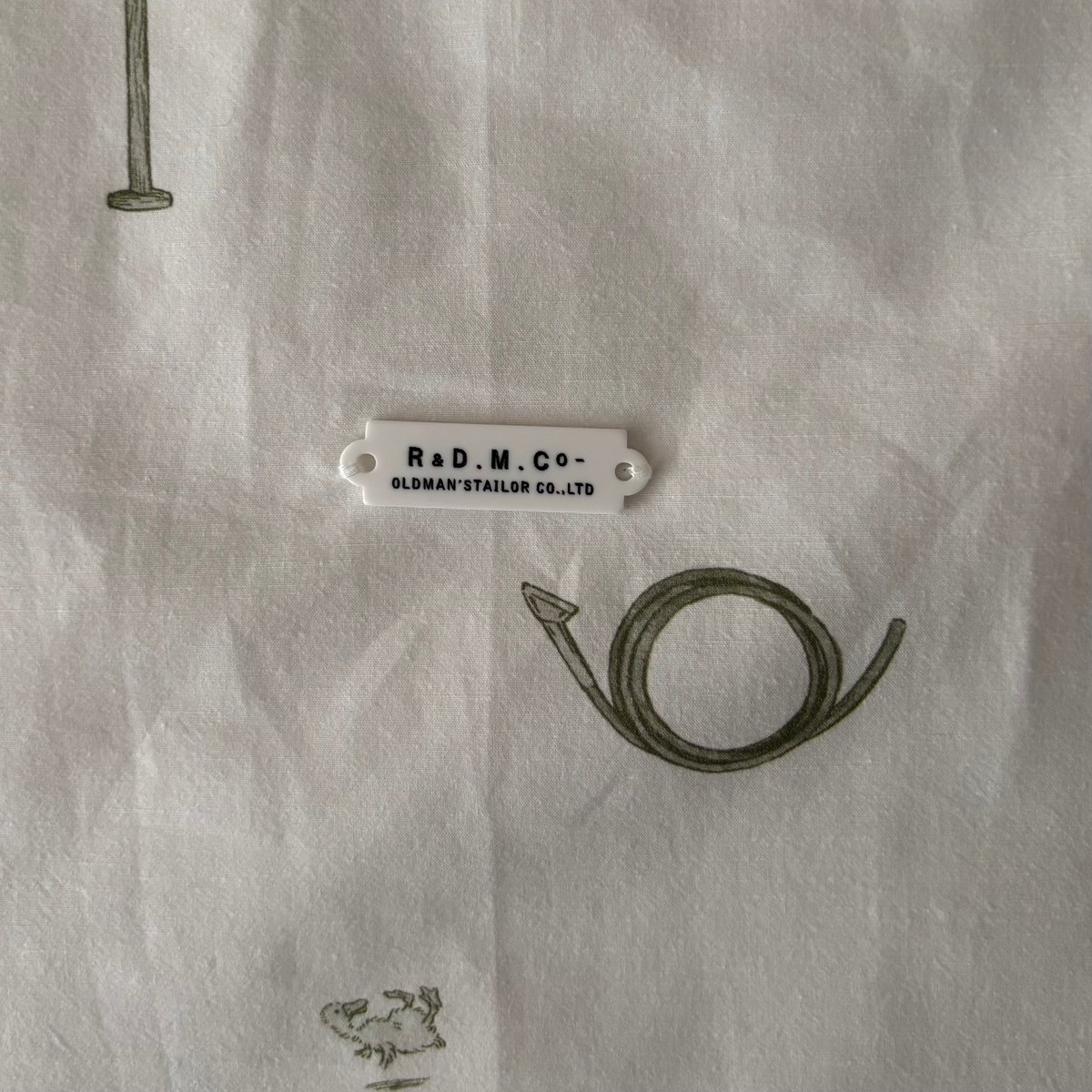 オールドマンズテーラー COTTON LINEN GREAT GREEN THUMB DRAW