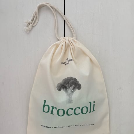 77NEEDLE WORKS DRAWSTRING BAG・BROCCOLI