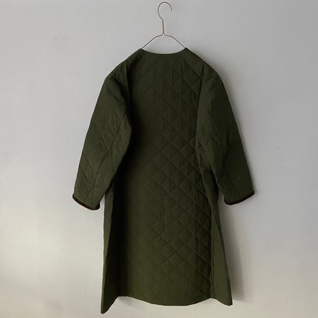 オールドマンズテーラー  QUILTING DOUBLE BUTTON  COAT ・Khaki Sサイズ