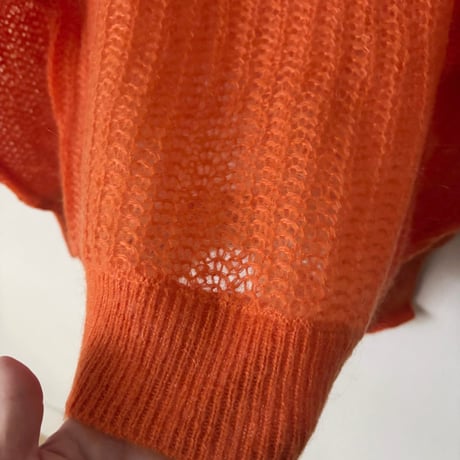 yuni wool Mohair Nylon loose プルオーバー