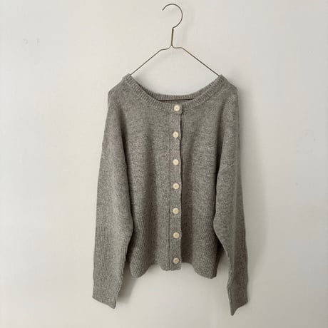 Hands of creation  LINEN WOOL 7G 2wayカーディガン