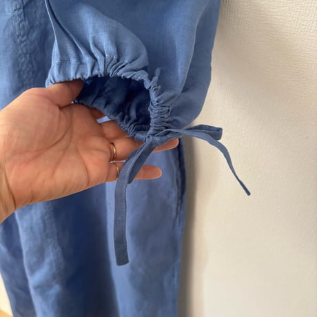 FOG LINEN WORK  サーラ ドレス・二ゼル（サックス）