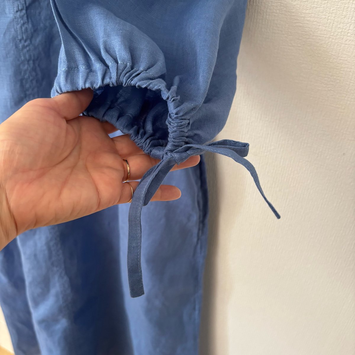 FOG LINEN WORK サーラ ドレス・二ゼル（サックス） | itonowa Lif