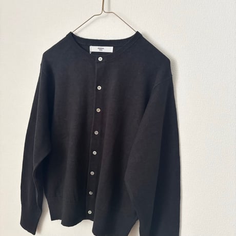 UNIVERSAL TISSU French Pure Linen クルーネック カーディガン