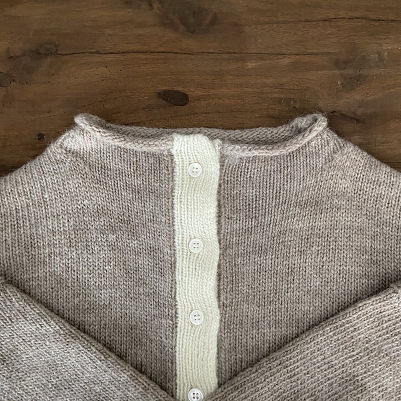 homspun ロービング前立て配色カーディガン | itonowa Life ONLINE